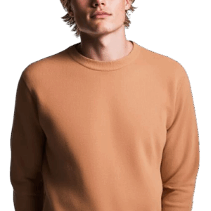 Beige Cashmere Mens – 100% Pure Cashmere Crew Neck Pullover