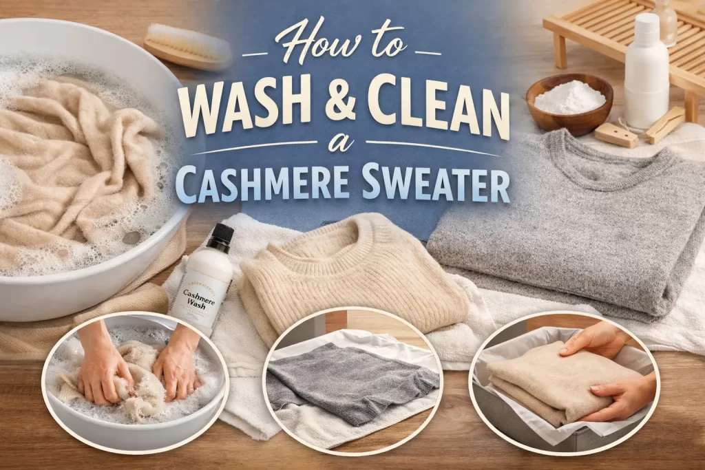 How to Wash and Clean a Cashmere Sweater: The Complete Care Guide